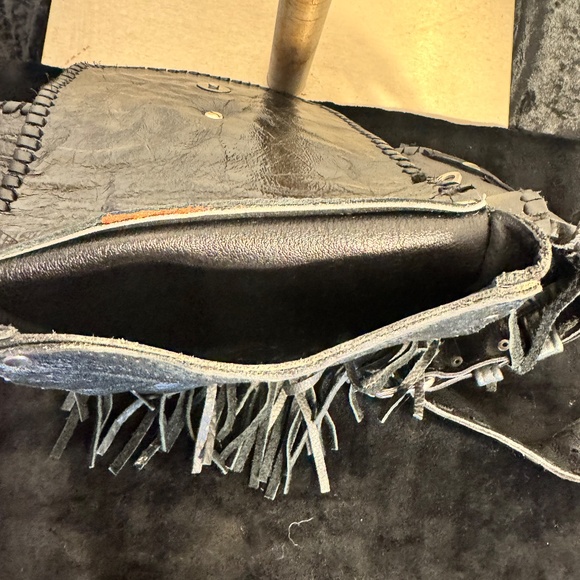 Tribe America Black Leather belt bag - Picture 12 of 13